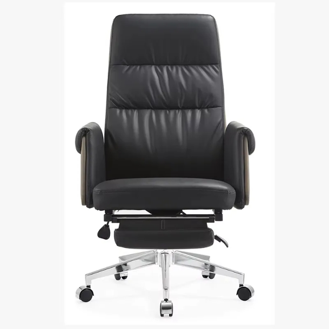 Ghế xoay giám đốc da Pu màu đen ngả lưng có gác chân: SG - 5907 - $hienthicat